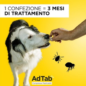 AdTab compresse masticabili per cani 225 mg da 5,5 a 11 Kg 3 COMPRESSE - immagine 2