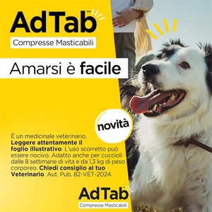AdTab compresse masticabili per cani 225 mg da 5,5 a 11 Kg 3 COMPRESSE - immagine 3