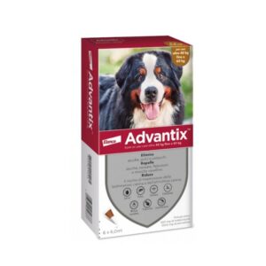 Advantix Spot-on Antiparassitario Per Cani da 40 Kg a 60 Kg, soluzione da 6 pipette