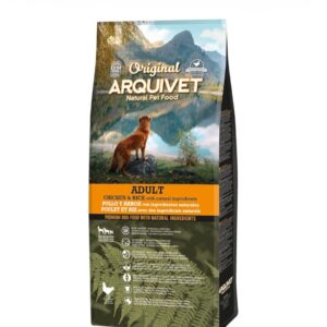 ARQUIVET Original - Adult - Crocchette per cani con pollo e riso 12 Kg - Alimento per cani- tutte le razze - ingredienti naturali